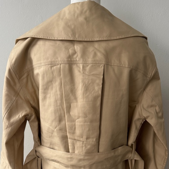 NWT FARM Rio ‘Pockets Over Nude’ Tan Trench Coat - Size XS - Picture 14 of 16